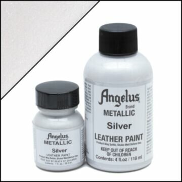 Angelus leather paint  Silver 29.5ml