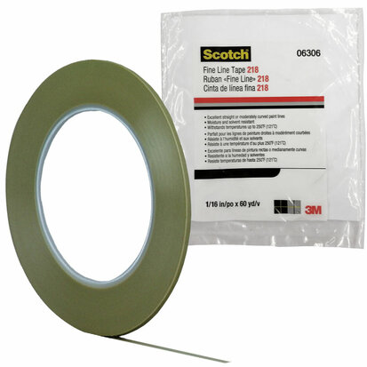 3M Scotch 218 1.6mm 1/16 Fineline tape