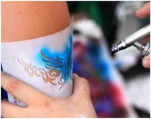 Levering Spreek uit dramatisch Airbrush Tattoos - Airbrush en Pinstripe Winkel Lion-Art